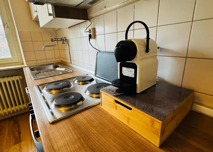 3-room With Parking Space Sleepomat Daire Aschaffenburg