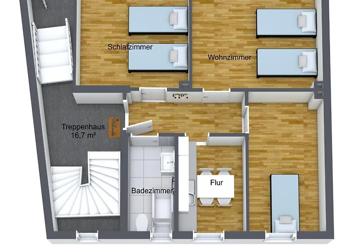 3-room With Parking Space Sleepomat *
