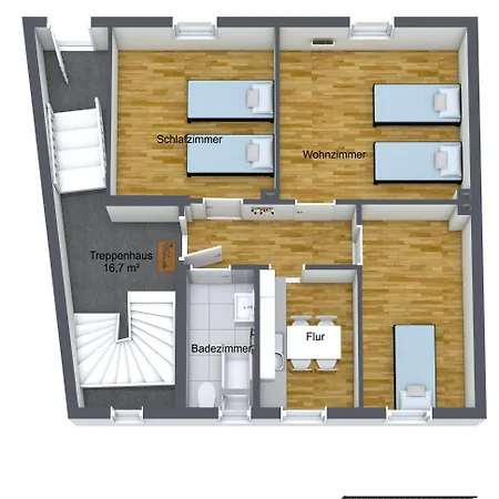 3-room With Parking Space Sleepomat *